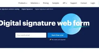 signNow Digital Signature Web Form screenshot