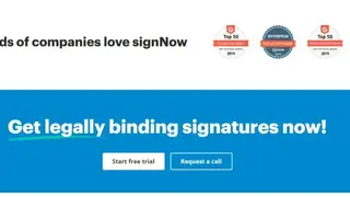 signNow Digital Signature Web Form screenshot