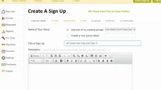 SignUpGenius screenshot