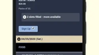 SignUpGenius screenshot