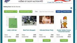 Silent Auction Pro screenshot