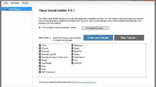Silent Install Builder screenshot