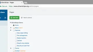 Silverstripe screenshot
