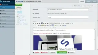 Silverstripe screenshot