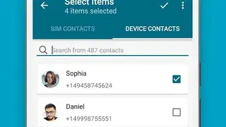SIM Contacts by Mitali Parekh screenshot