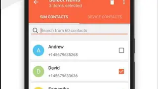 SIM Contacts Manager screenshot