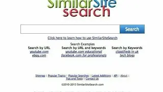 Similar Site Search screenshot