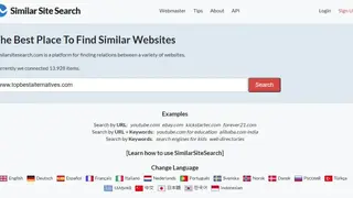 Similar Site Search screenshot