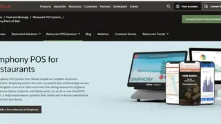 Simphony POS screenshot