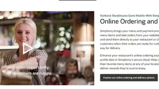 Simphony POS screenshot