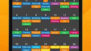 Simple Calendar screenshot