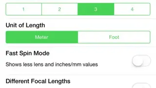 Simple DoF Calculator screenshot