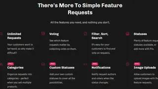 Simple Feature Requests screenshot