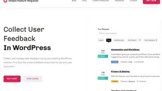 Simple Feature Requests screenshot