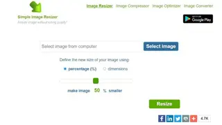 Simple Image Resizer screenshot