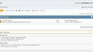 Simple Machines Forum screenshot