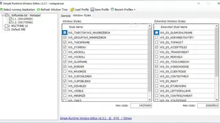 Simple Runtime Window Editor (SRWE) screenshot
