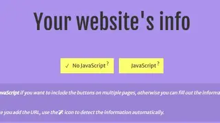 Simple Sharing Buttons Generator screenshot
