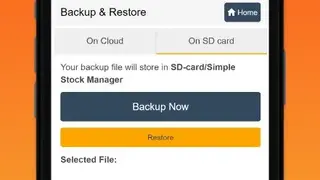 Simple Stock Manager screenshot