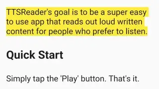 Simple Text Reader by WellSource screenshot