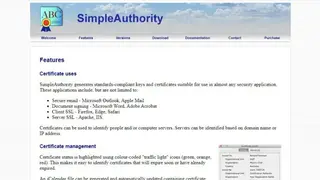 SimpleAuthority screenshot