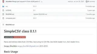 SimpleCSV screenshot