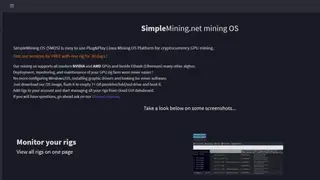 SimpleMining screenshot