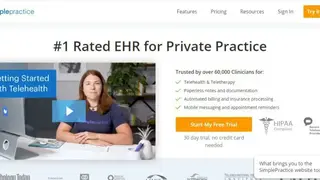 SimplePractice screenshot