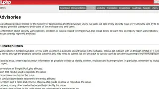 SimpleSAMLphp screenshot