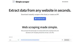Simplescraper screenshot