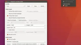 SimpleScreenRecorder screenshot