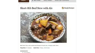 Simply Recipes screenshot
