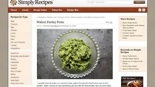Simply Recipes screenshot