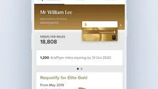 Singapore Airlines screenshot