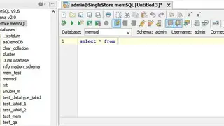 SingleStore DB screenshot