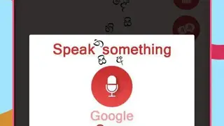 Sinhalese Speech to Text screenshot