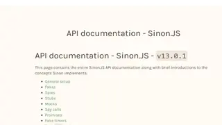 SinonJS screenshot