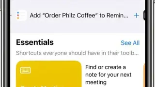 Siri Shortcuts screenshot