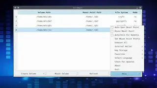 SiriKali screenshot
