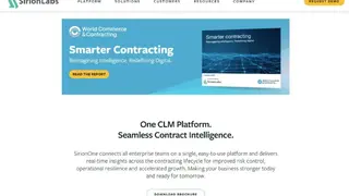 SirionLabs Contract Lifecycle Management screenshot
