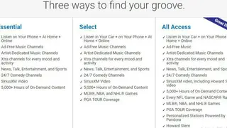 SiriusXM screenshot