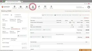 Sirvoy Booking System screenshot
