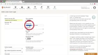 Sirvoy Booking System screenshot