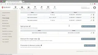 Sirvoy Booking System screenshot