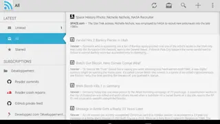 Sismics Reader screenshot