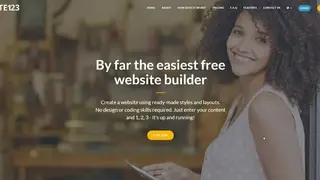 Site123 screenshot