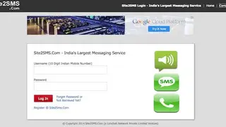 Site2Sms screenshot