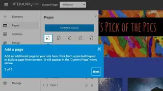 Sitebuilder screenshot