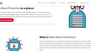 SiteLock DDoS screenshot