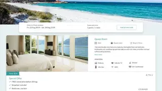 Siteminder Hotel Booking Engine screenshot